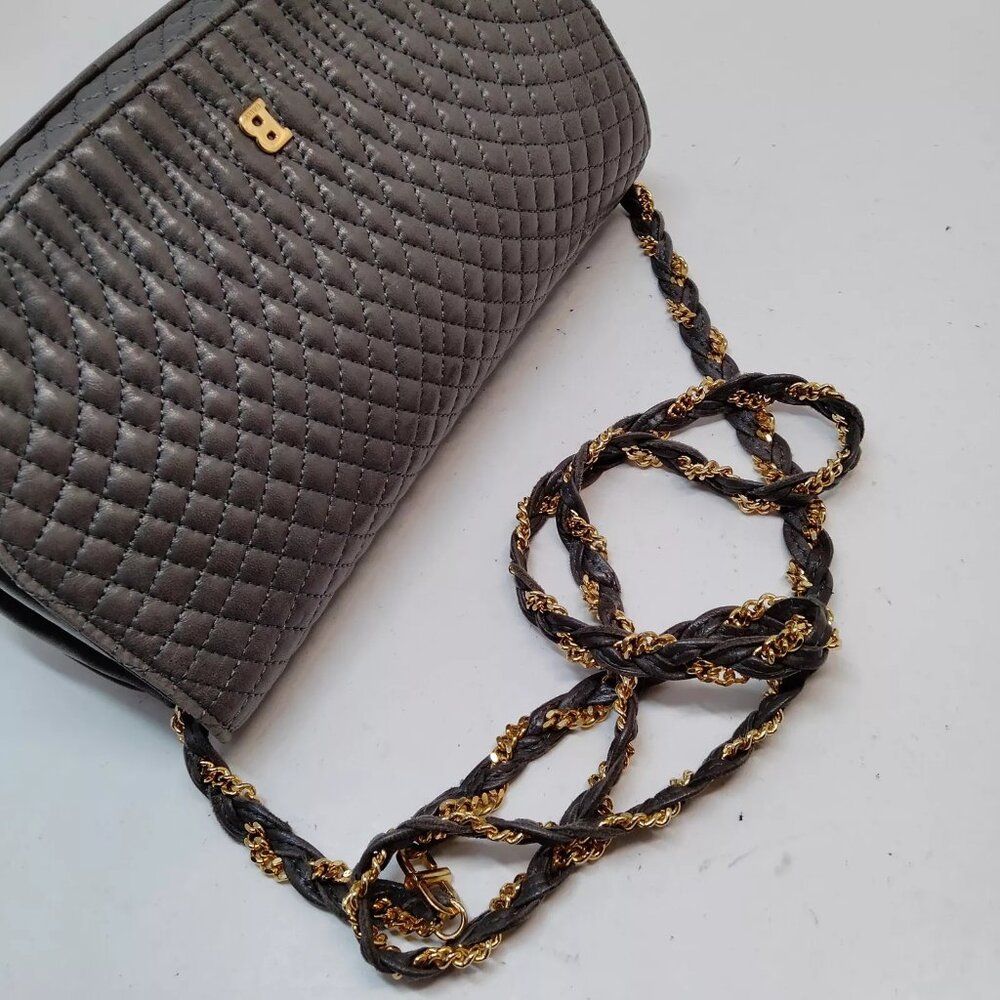 Bally Shoulder Bag Gray Leather 3355430 - Picture 4 of 9